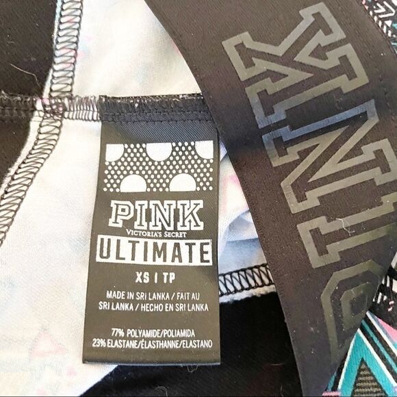 VS PINK Aztec Cropped Ultimate leggings -Size XS - Picture 5 of 6